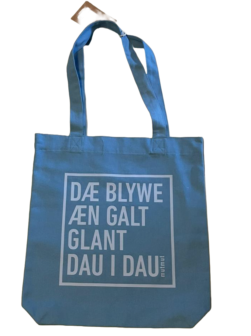 MULEPOSE LYSEBLÅ / LYSEBLÅT TRYK