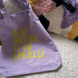 MULEPOSE LAVENDEL / GULT TRYK 