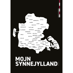MOJN SYNNEJYLLAND 50x70 sort