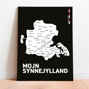 MOJN SYNNEJYLLAND 50x70 sort