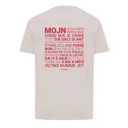 � SPROCH LYSER�D T-SHIRT MED R�DT TRYK