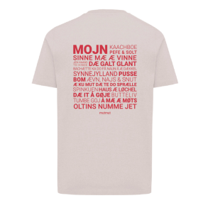 � SPROCH LYSER�D T-SHIRT MED R�DT TRYK