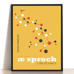 OLTINS NUMME JET - PLAKAT GUL