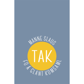 TAKKEKORT - STORT FOLDEKORT